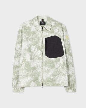 camo recycled polyester jacket