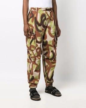 camo relaxed fit cargo pants