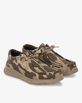 camouflage pattern casual shoes