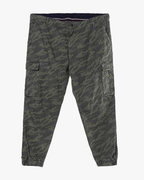 camouflage print cargo pants