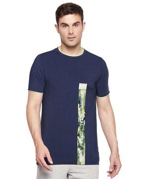 camouflage print crew-neck t-shirt