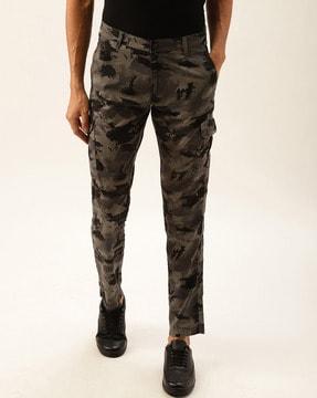 camouflage print jogger pant