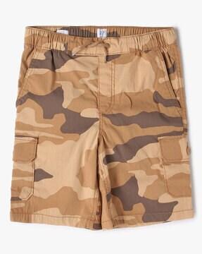 camouflage-print-shorts