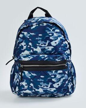 camouflage backpack with adjustable straps