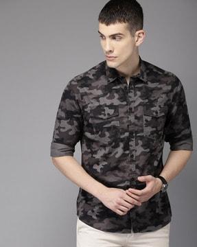 camouflage full sleeves shirt