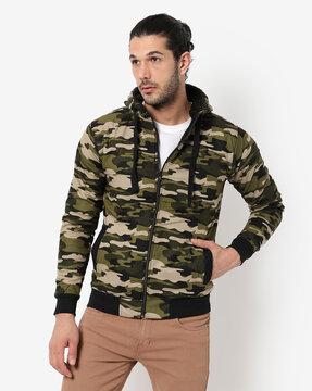 camouflage hooded sweatshirt