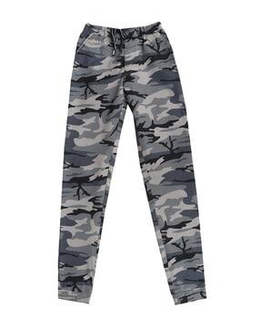 camouflage joggers with insert pockets