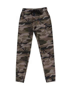 camouflage joggers with insert pockets