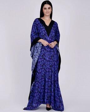 camouflage kaftan dress