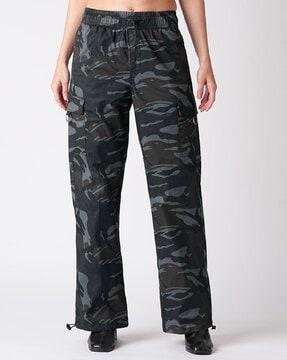 camouflage loose fit cargo pants
