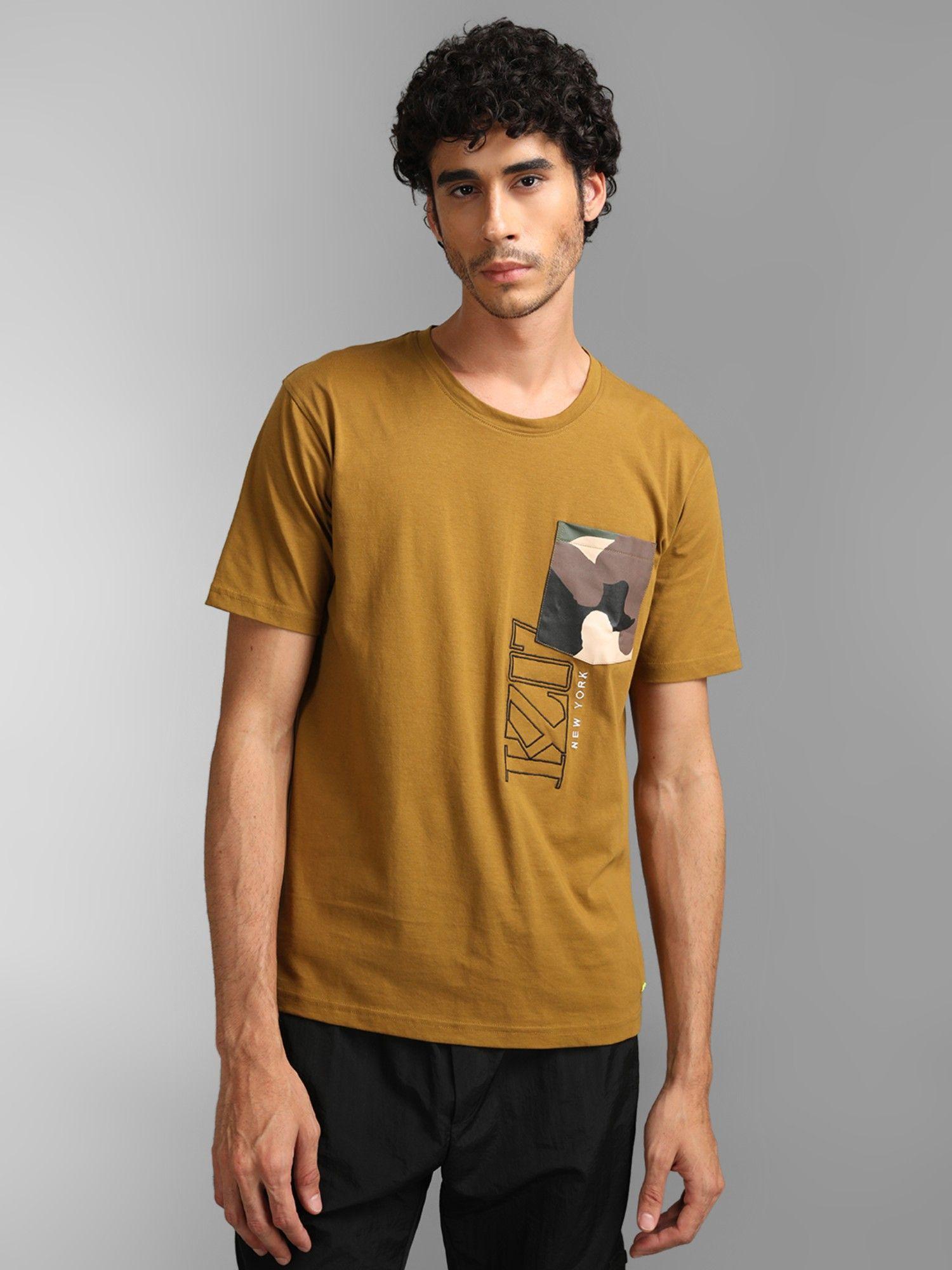 camouflage pocket men's t-shirt