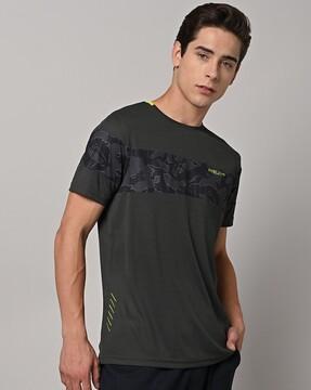 camouflage print crew-neck t-shirt