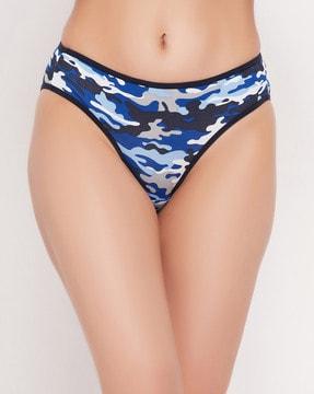 camouflage print hipster panties