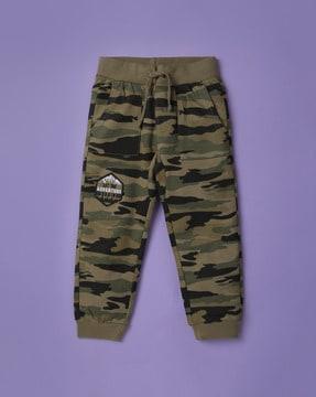 camouflage print joggers