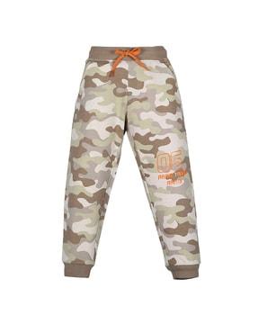 camouflage print joggers