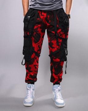 camouflage print joggers