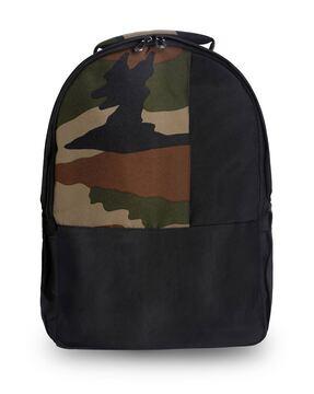 camouflage print laptop backpack
