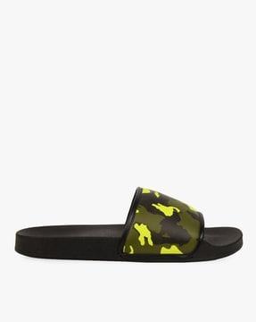 camouflage print slides