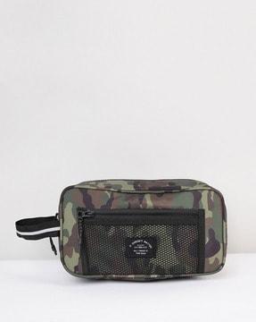 camouflage print travel wallet