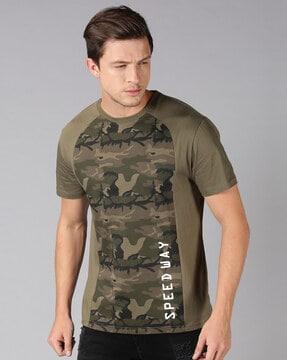camouflage short sleeves t-shirt
