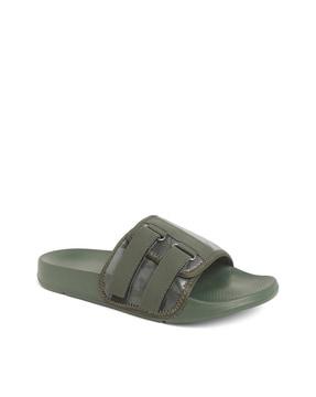 camouflage slides with velcro strap