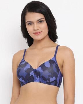 camouflage t-shirt bra with adjustable strap