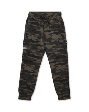 camouflaged joggers