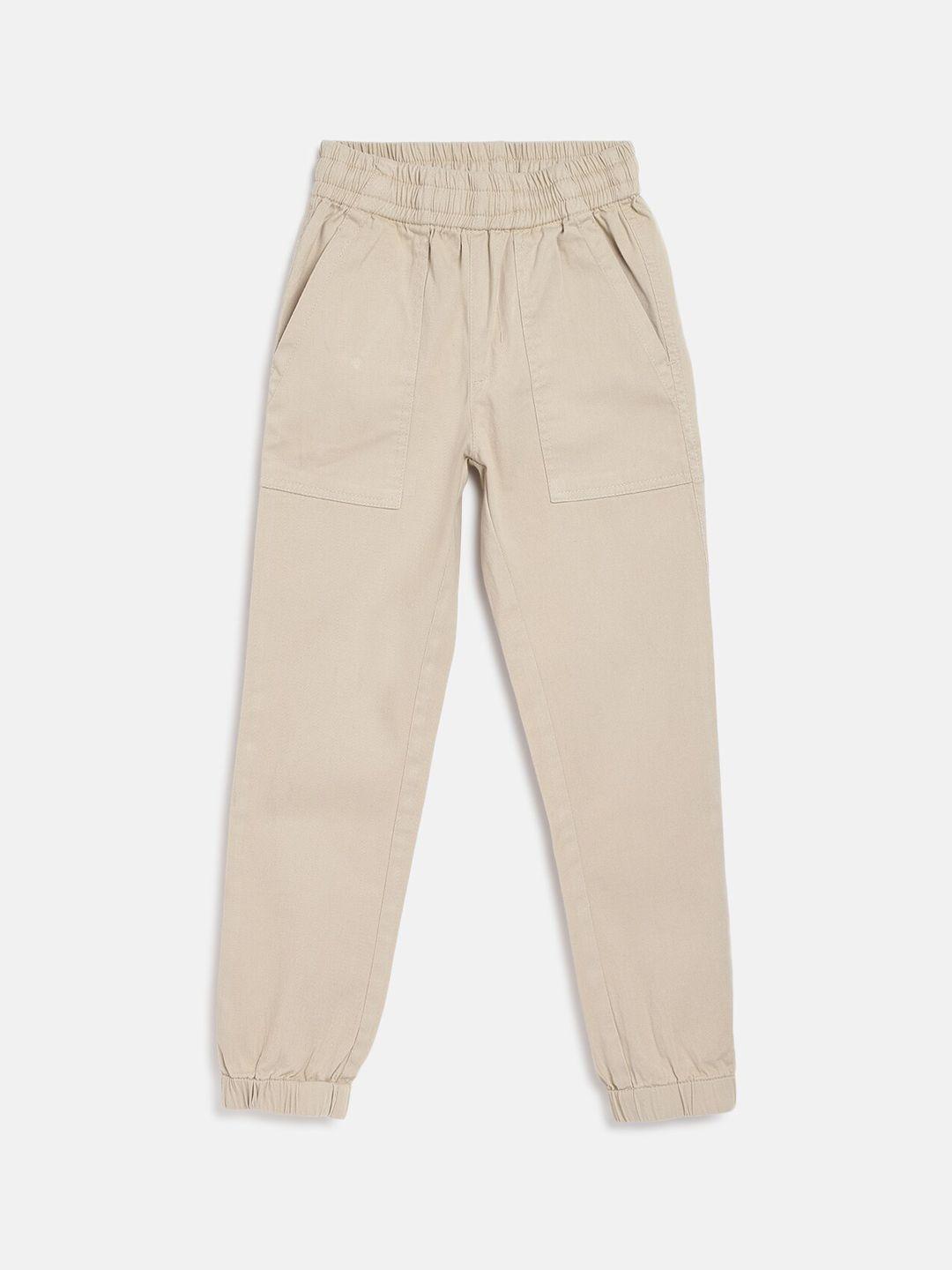 campana boys mid-rise cotton joggers