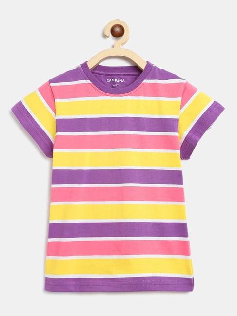 campana kids multicolor striped top
