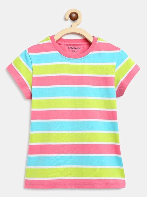 campana kids multicolor striped top