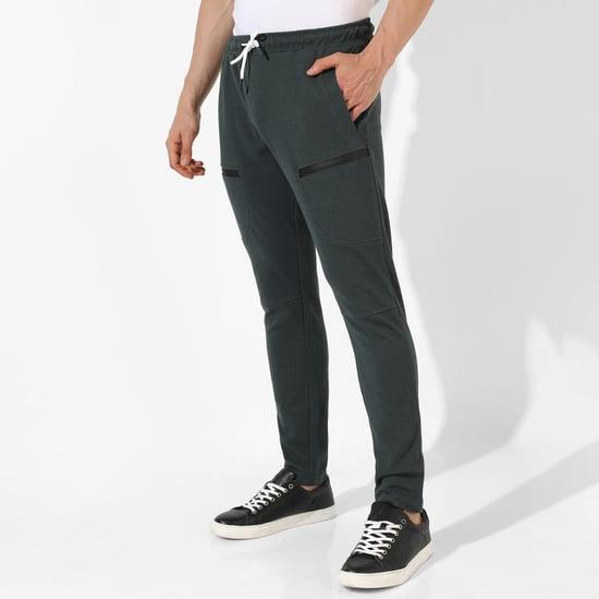 campus sutra men solid track pants