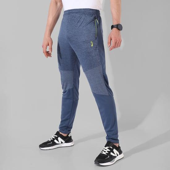 campus sutra men textured track pants