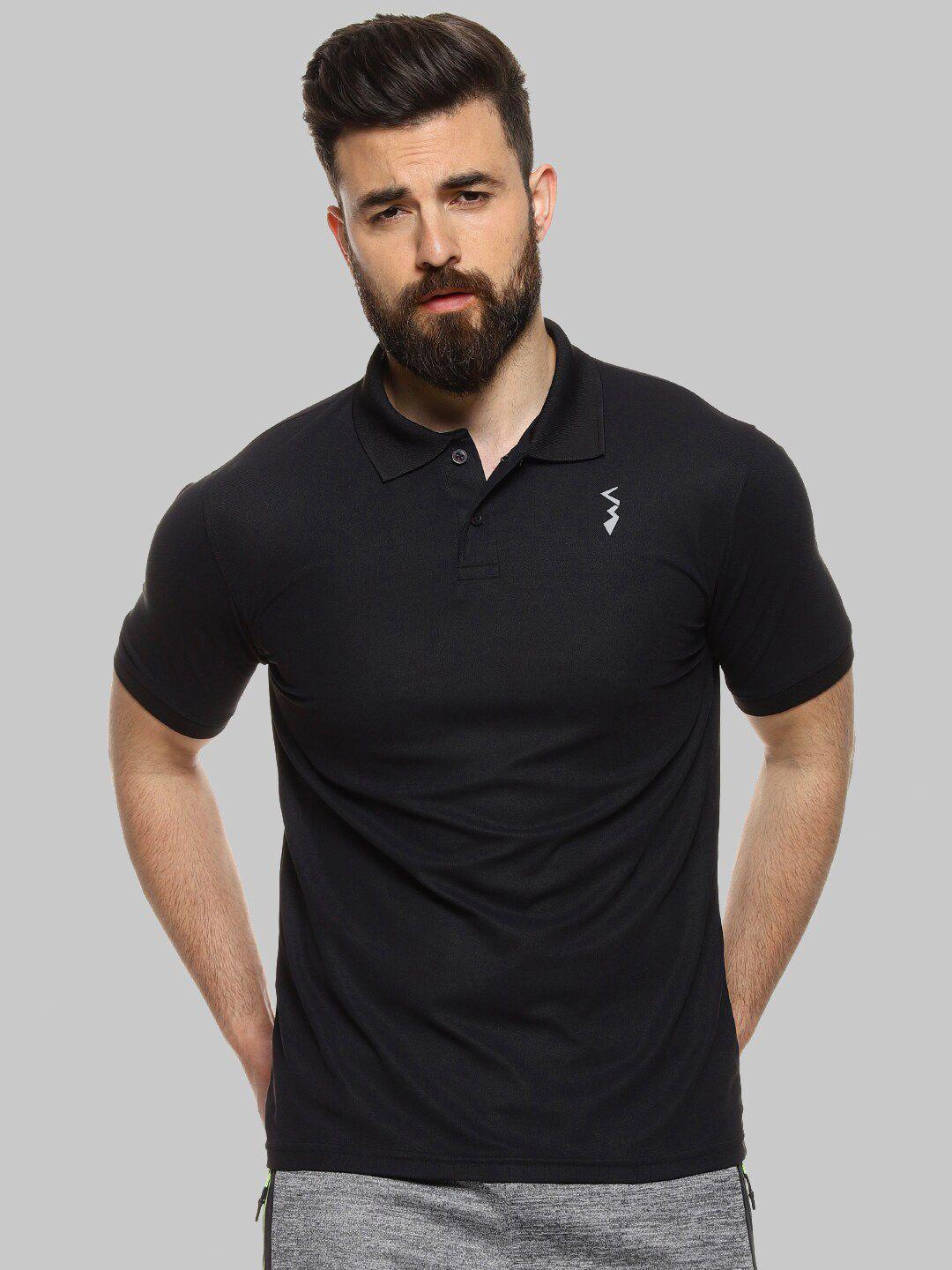 campus sutra polo collar short sleeves sports t-shirt