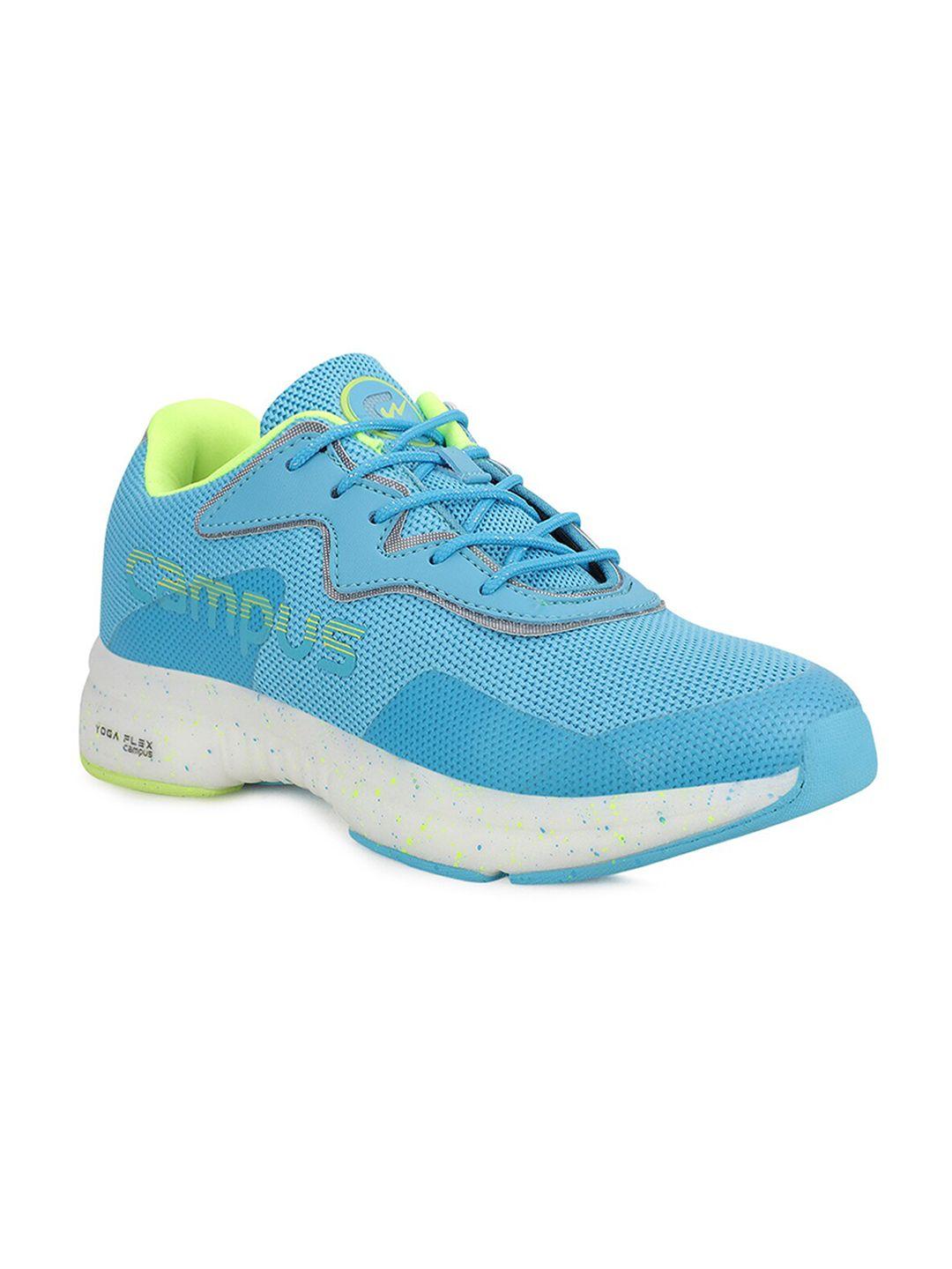 campus women blue mesh running shoes