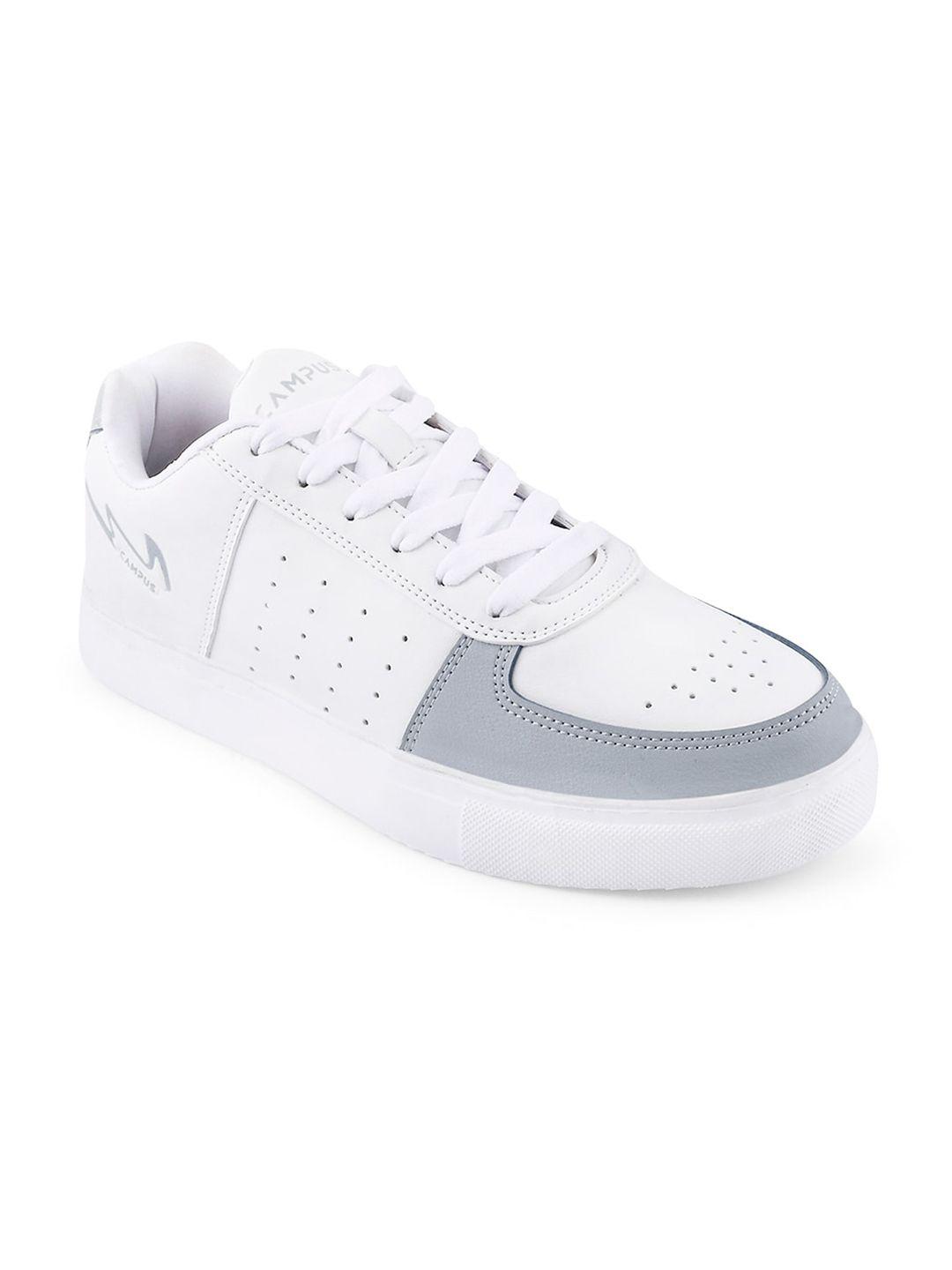 campus women colourblocked lace-ups sneakers