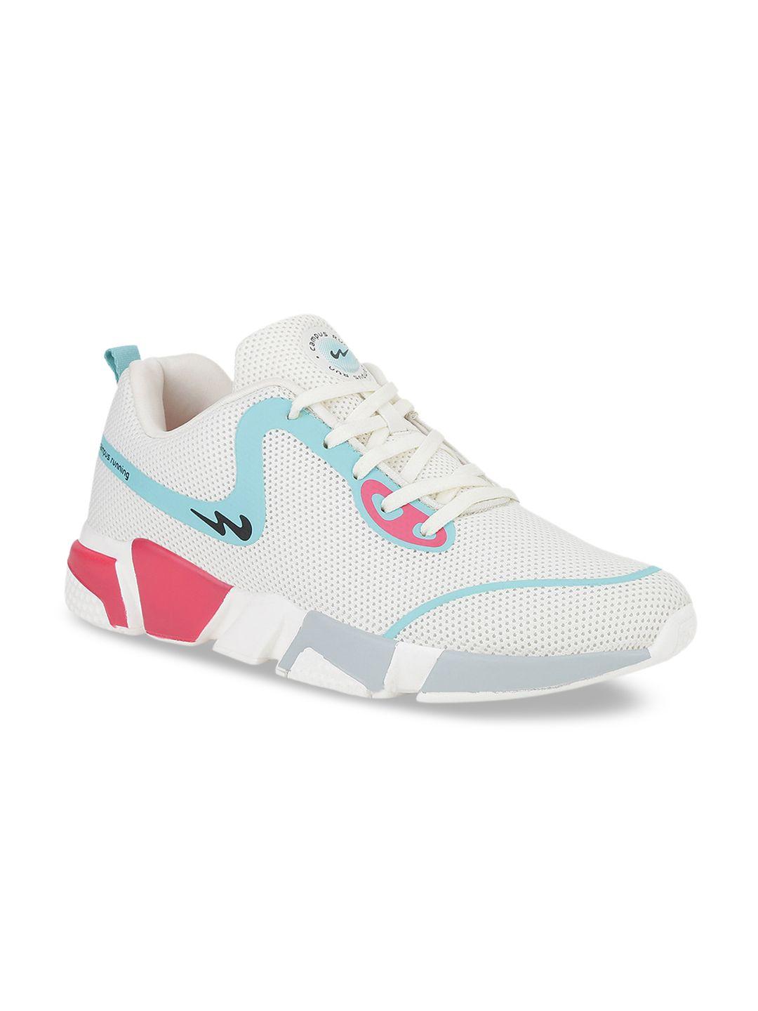 campus women off-white mesh running shoes