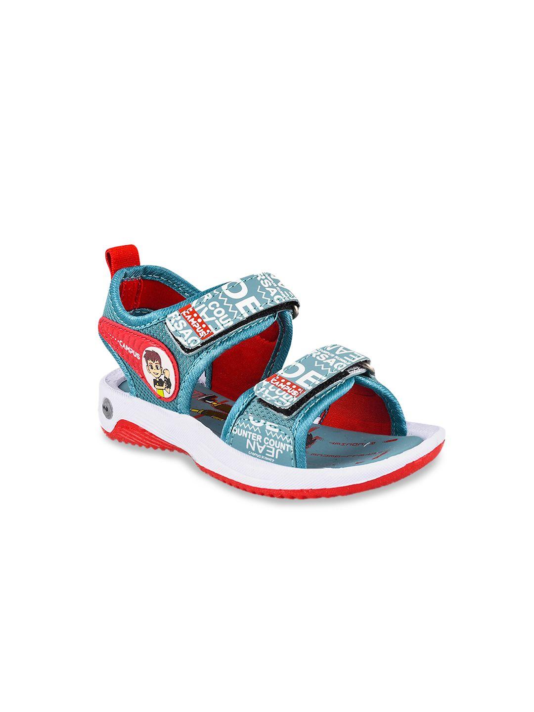 campus kids ben 10 printed sports sandals