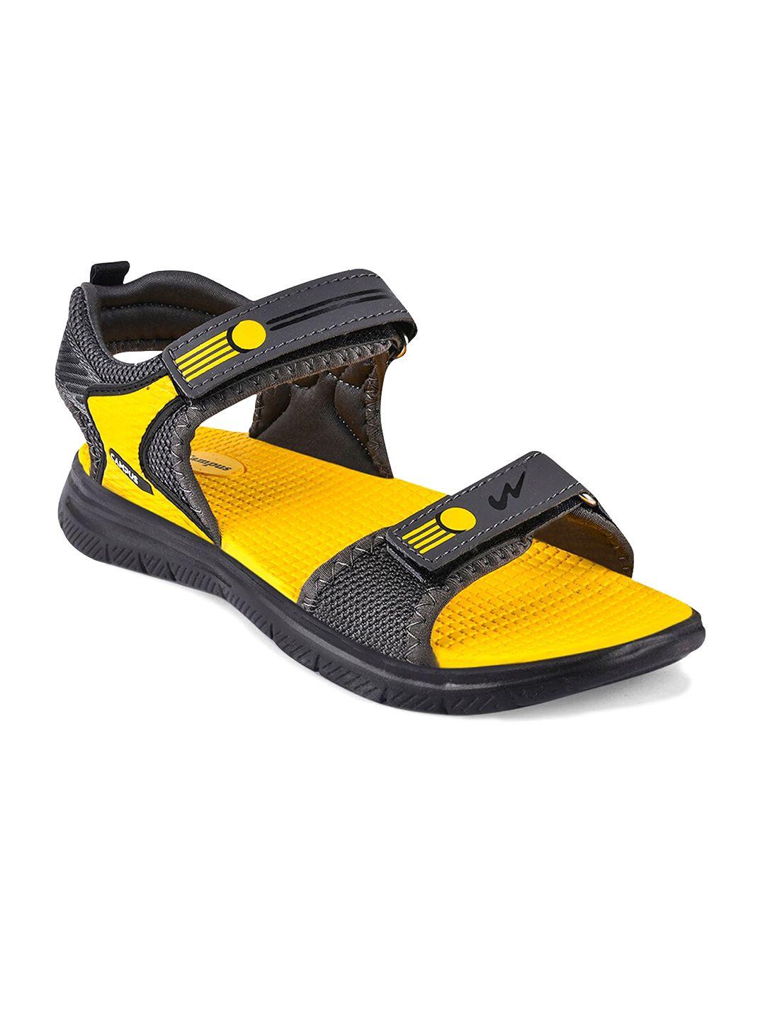 campus kids colourblocked sports sandals