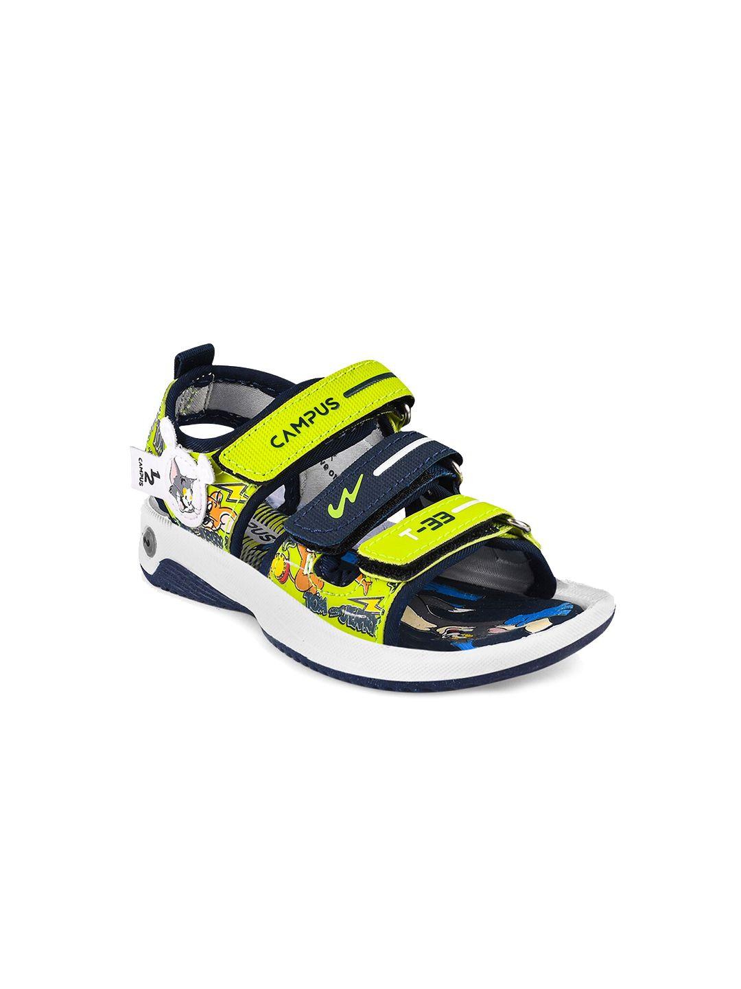 campus kids printed sports sandals