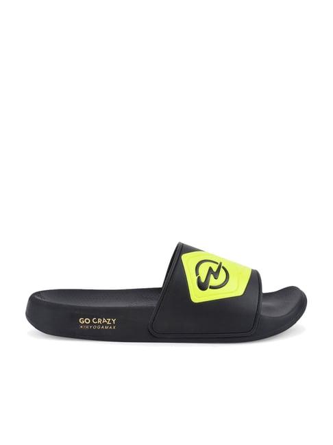 campus men's black slides