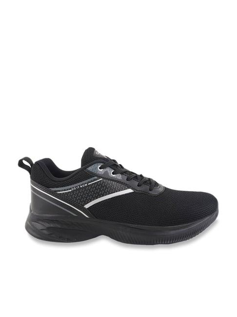 campus men's cottage black running shoes