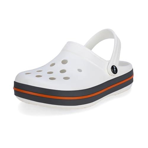 campus men's gc-4005 off wht/l.gey clogs - 10uk/india gc-4005