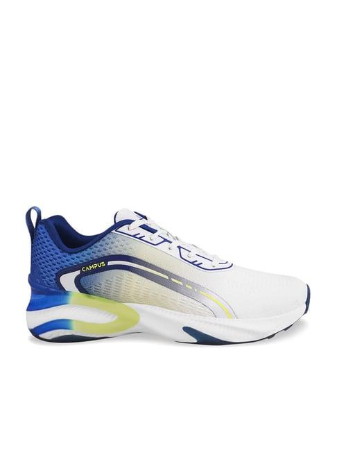 campus men's moveon white running shoes