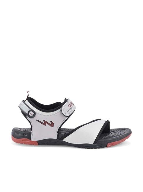 campus men's off white floater sandals