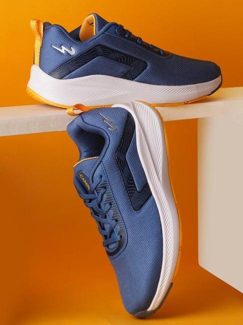 campus men's ozil blue running shoes