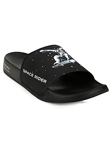 campus men's space rider-sl blk sliders - 8uk/india space rider-sl