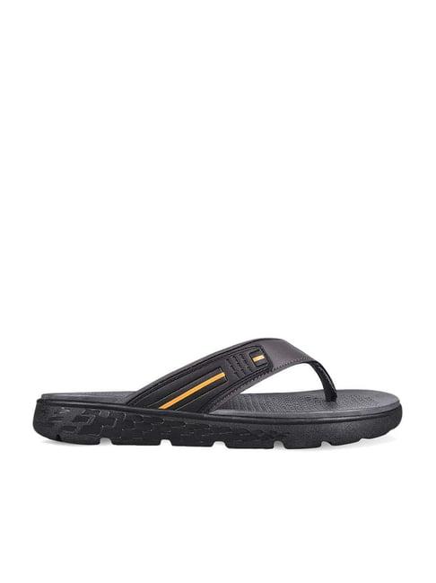 campus men's steel grey flip flops