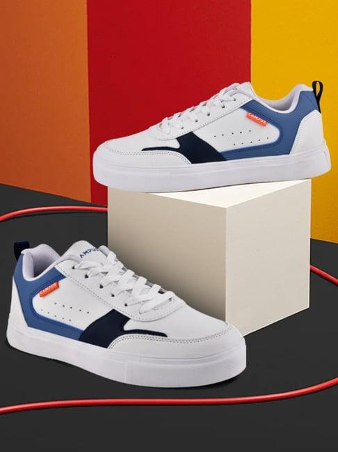 campus men's white casual sneakers