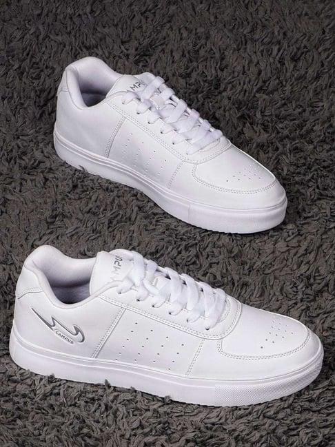 campus men's white casual sneakers