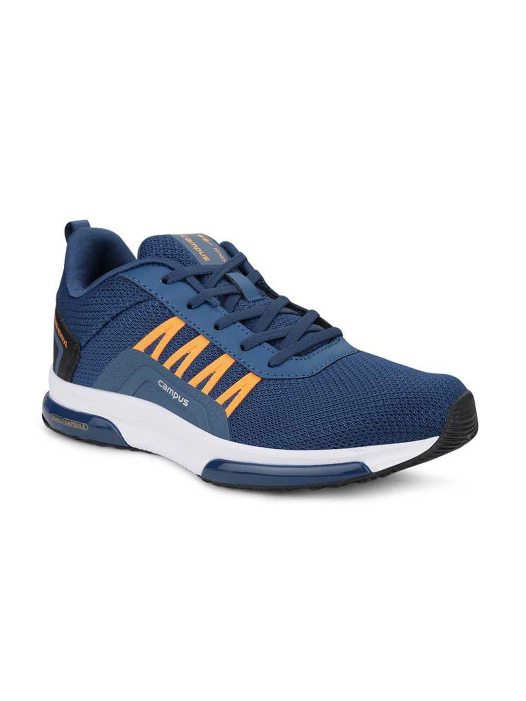 campus men blue brazil pro mesh running shoes